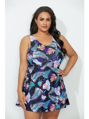 Flamenco Vneck Swimdress