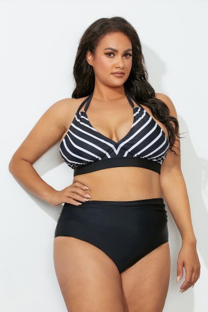 Avenger Mililani Halter Bikini With Foldover Brief