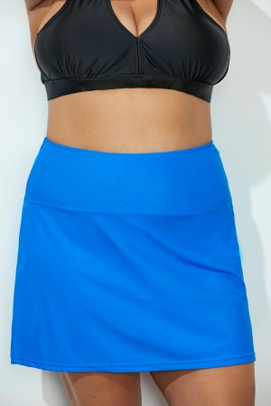 Highwaisted Swim Skirt With Builtin Brief