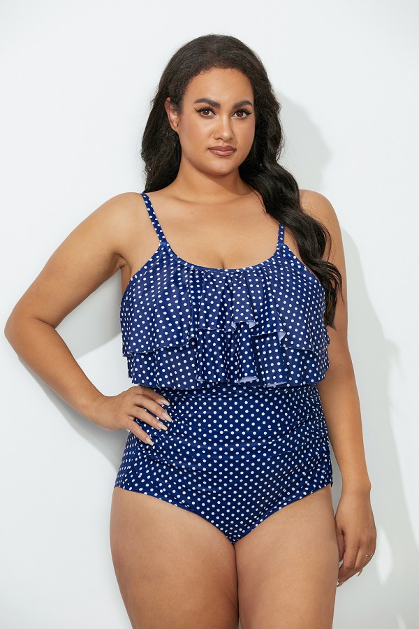 TIERED ONE PIECE SWIMSUIT