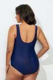 CHLORINE RESISTANT EXPLODED FLORAL SPORT ONE PIECE SWIMSUIT