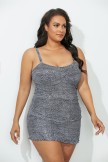 BEDROCK CROSSOVER RUFFLE SWIMDRESS