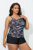 Color Storm Swim Romper