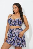 PINEAPPLE TWISTED LIGHTLY LINED BIKINI SET
