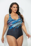 CHLORINE RESISTANT LYCRA XTRA LIFE COMET XBACK ONE PIECE SWIMSUIT