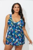 BAYSIDE TIE FRONT VNECK SWIMDRESS