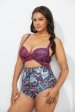 ORBIT CUT OUT UNDERWIRE ONE PIECE SWIMSUIT
