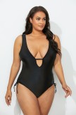 ALIST PLUNGE ONE PIECE SWIMSUIT