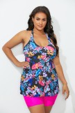 LONGER LENGTH BRAIDED TANKINI SET