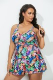 LOOP STRAP TWOPIECE SWIMDRESS