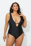 ALIST PLUNGE ONE PIECE SWIMSUIT