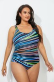 CHLORINE RESISTANT TANK ONE PIECE SWIMSUIT