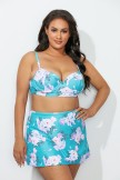 AQUA FLORAL UNDERWIRE BIKINI SET