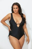 ALIST PLUNGE ONE PIECE SWIMSUIT