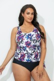GENOA SIDE TIE BLOUSON TANKINI SET
