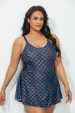 MERMAID SIDE TIE SWIM DRESS