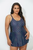MERMAID SIDE TIE SWIM DRESS